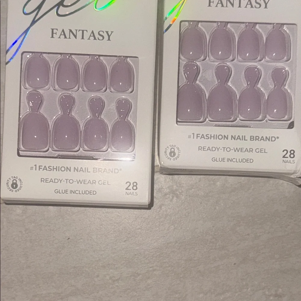 Ready-to-Wear Gel Press-On Nails - Lilac